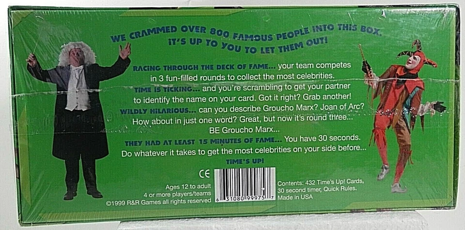 Times Up! Fast Paced Game R&R Games 1999 - Image 4 of 4