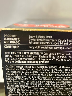 LUCY IS ENCEINTE EPISODE 50 I LOVE LUCY TIMELESS TREASURES BARBIE