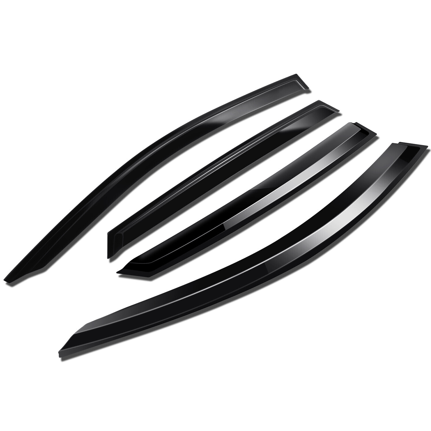 Fit 18-22 Honda Accord Window Visors Sun Guard Rain Deflector Vent Shade 4 pcs
