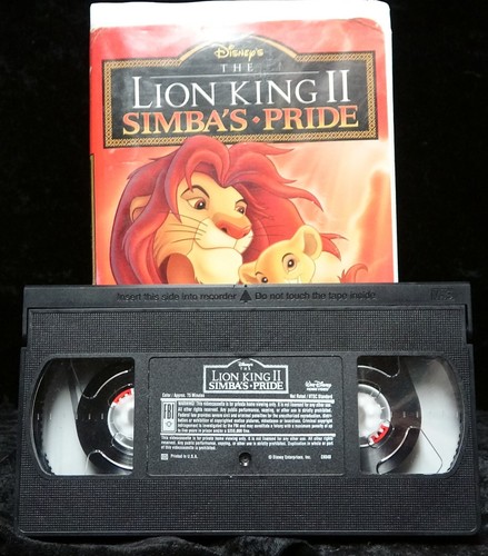 VHSThe Lion King II 2 Simba's Pride 📼 Walt Disney 1998 Clamshell Case - 第 1/3 張圖片