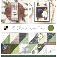O' Christmas Tree - DCWV 12"x12" Premium Stack - 36 double sided sheets