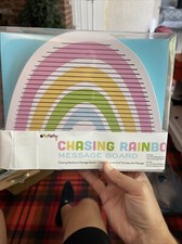 NEW IScream Chasing Rainbows Message Board P/N 865-098 Craft Home Decor Kids