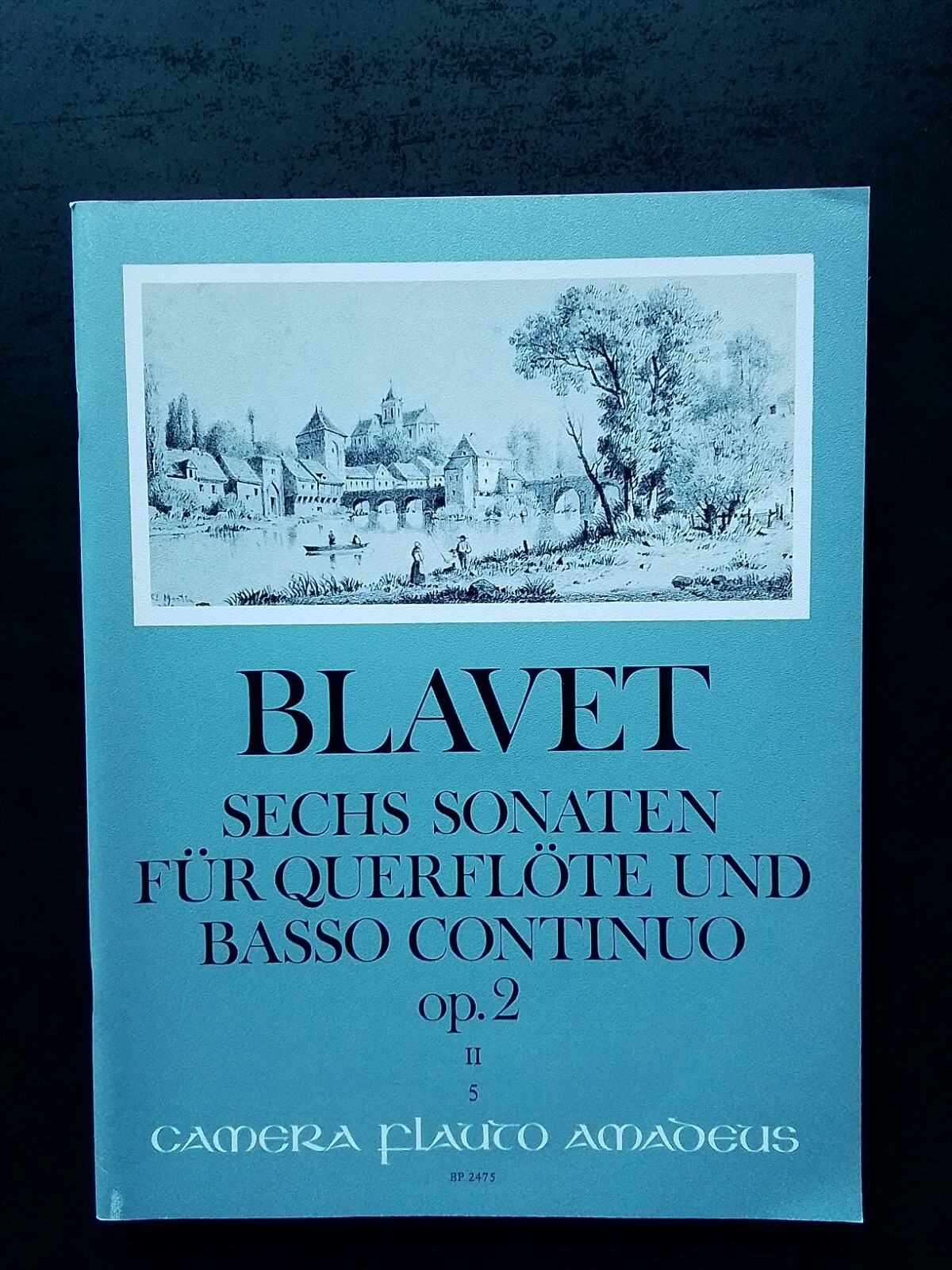 Partition Blavet 6 sonates flûte op 2 vol 2 idéale pour vos concerts de chambre