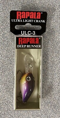 Rapala Ultra Light Crank  ULC03 - Purpledescent (New in the box)