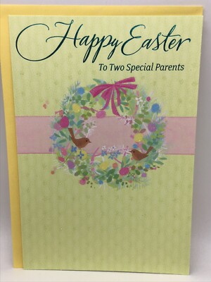 Hallmark Happy Easter Card Special PARENTS From Both Us
