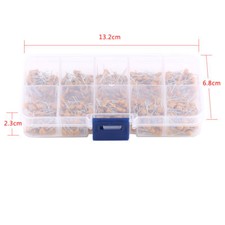 Surtido Condensadores Cerámicos 960 Piezas 24 Valores - Desde 2pF Hasta 0.1µF, 50V, En Caja