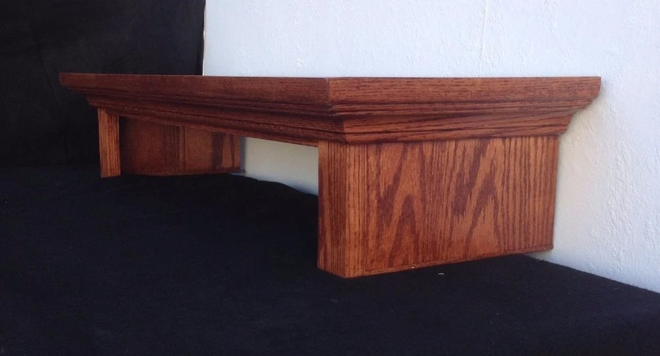 Suporte riser de TV tradicional de carvalho - Imagem 4 de 4