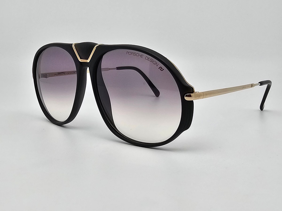 Porsche Design Carrera 5659 90 Black Gold Frame Grey Lens