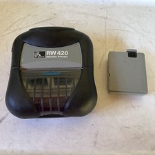 Zebra RW420 R4D-0U0A000N-00 Thermal Mobile Printer Bluetooth USB Sold As Is