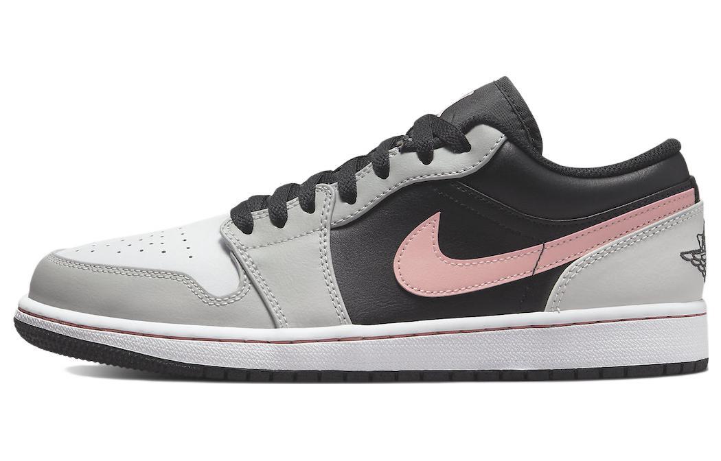 Jordan 1 Низкий черный/серый/Розовый 2022 - 553558-062