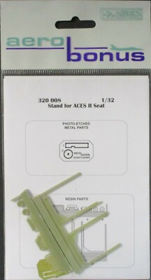 Aerobonus 1/32nd Scale Resin Stand for Aces II Seat w/ PE Item No. 320008