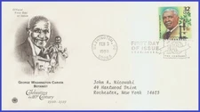 USA4 #3183c ADDR PCS ARTCRAFT FDC   1910 Carver George Washington