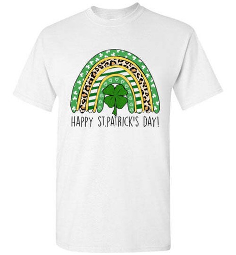 St Patrick's Day Irish Rainbow grafisches T-Shirt Top T-Shirt - Bild 13 von 24
