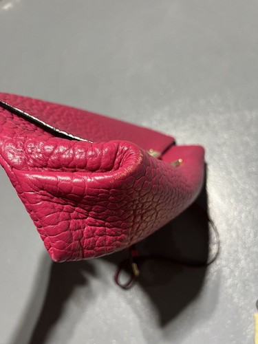 Burberry Leather handbag crossbody shoulder Rose Red And Gold - Picture 4 of 7