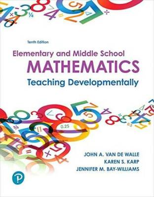 Elementary and Middle School Mathematics: Teaching Developmentally (10th  - GOOD