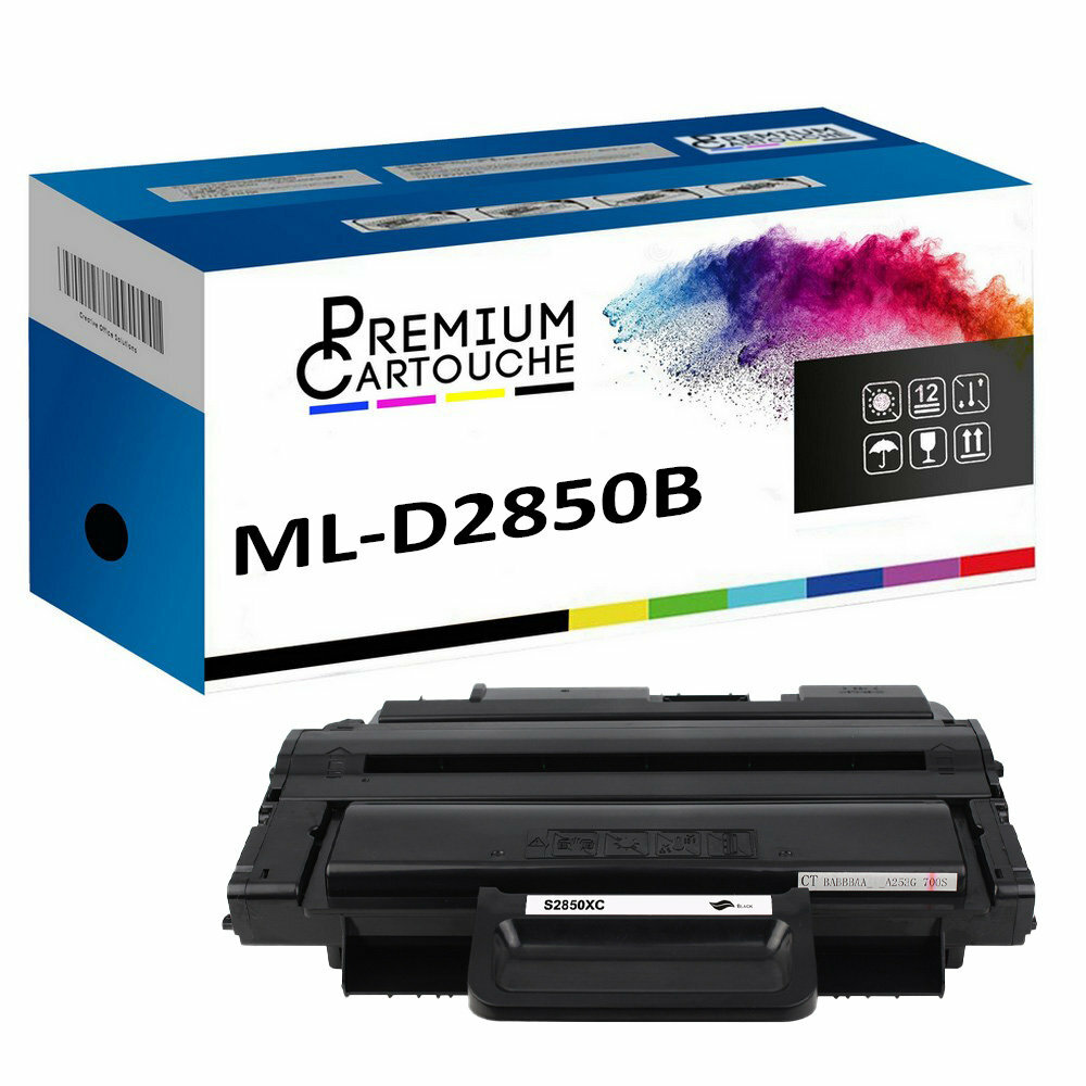 Toner ML-D2850B Noir Idéal pour Imprimer les Rapports de Bureau Clairs et Durables