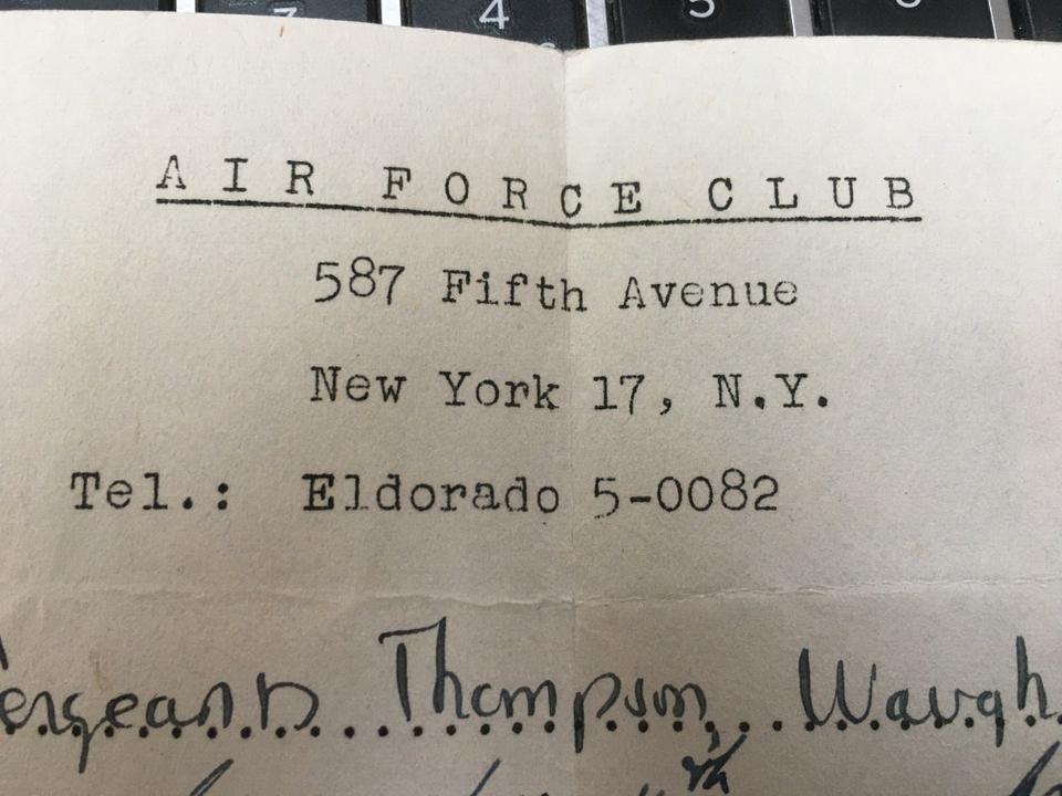 RAF SERGEANT PILOTS X Canada Percival Flack Brundage NEW YORK PRICE