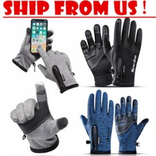 Women Men Winter Ski Warm Fleece Thermal Waterproof Gloves Touch Screen Gloves