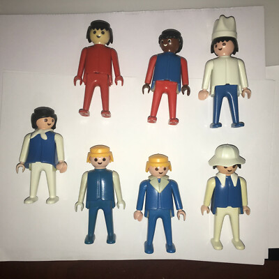 Loose Playmobil 12 Vintage KLICKIES (figures)