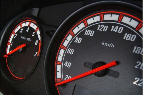 Ford Escort MK7 - digital km counter Design 2 glow gauge plasma dials tachoschei - Bild 8 von 8