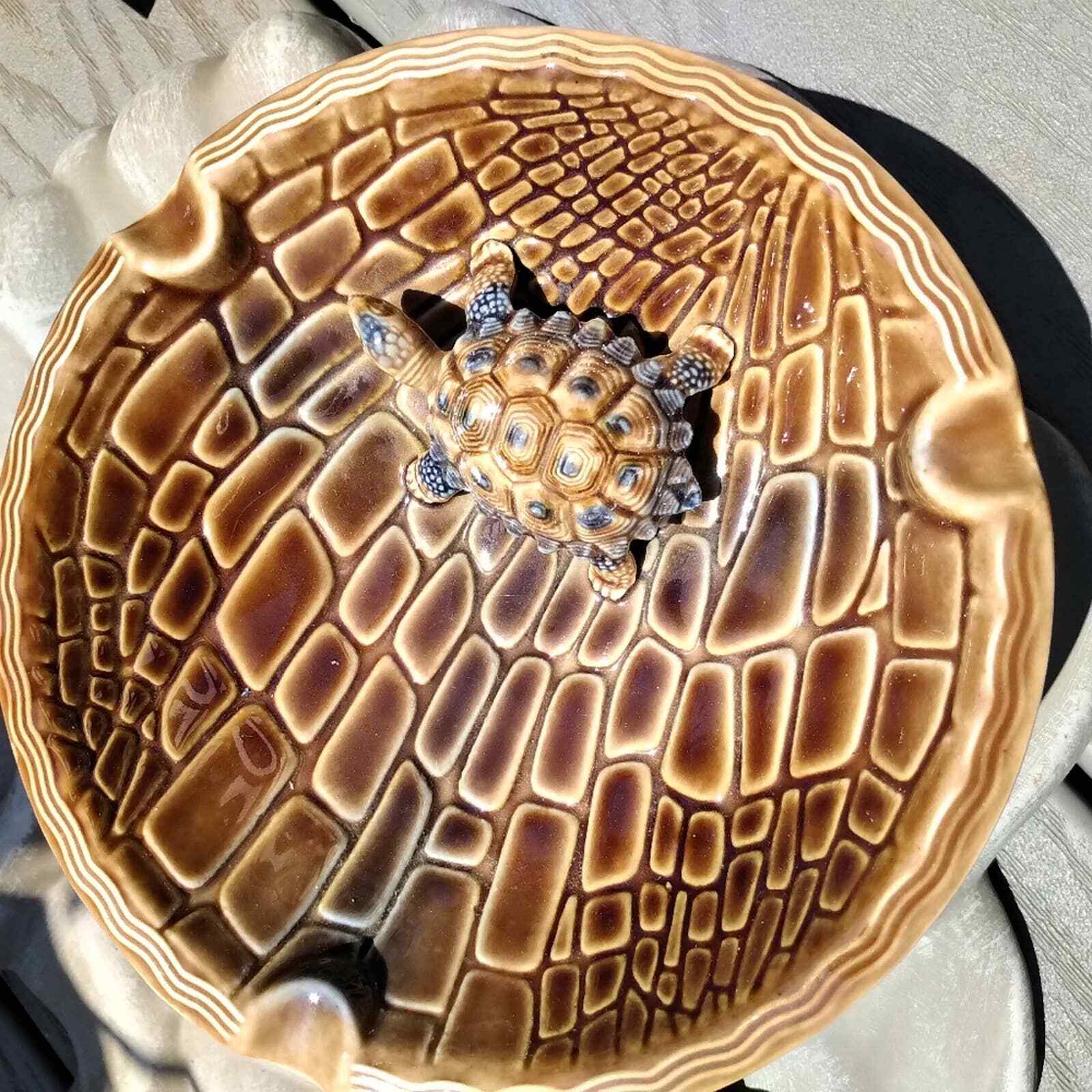 Wade Porcelain Tortoise Ashtray/Dish & Trinket Box eBay