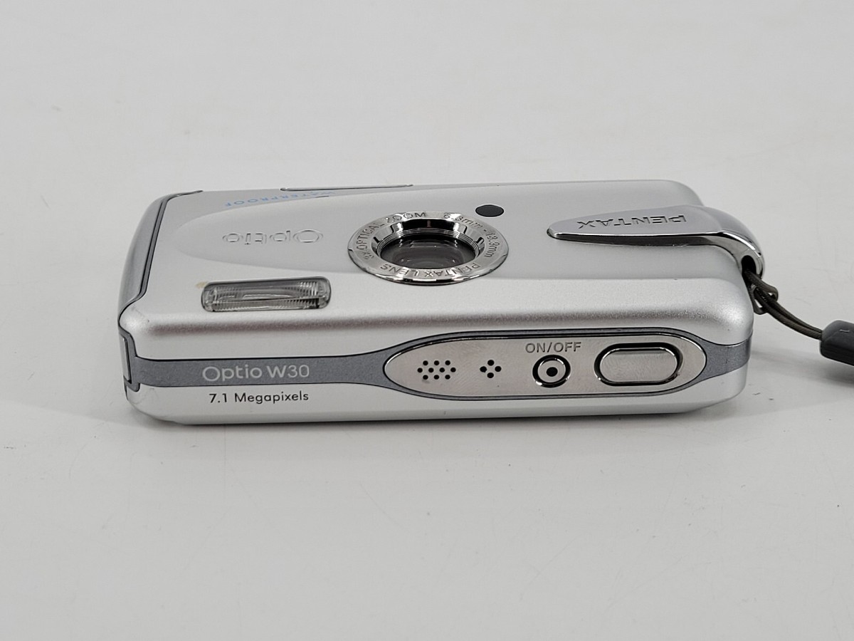 PENTAX Opitio W30 デジカメ フルセット a4371 Pentax Optio W30 7.1MP Digital Camera With Charger & Battery