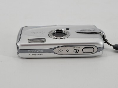 Pentax Optio W30 7.1MP Digital Camera With Charger & Battery