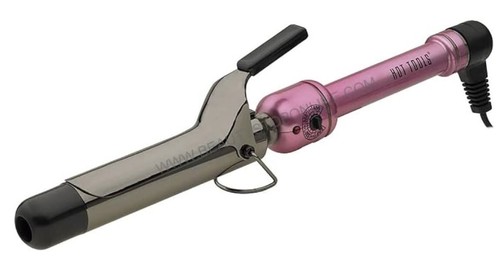 Hot Tools Professional 1-1/4" Pink Titanium Spring Curling Iron Model: HPK45 NEW