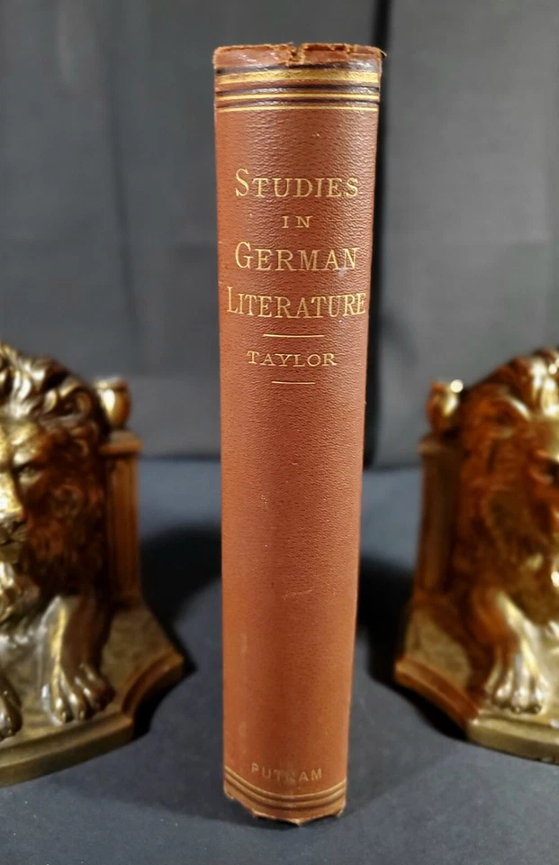 1879 ~ Studies in German Literature by Bayard Taylor Hardcover Excellent Cond! - Image 2 of 4