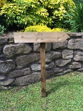 2 Small  Wooden Wedding Signs, Finger Posts, Venue Signs