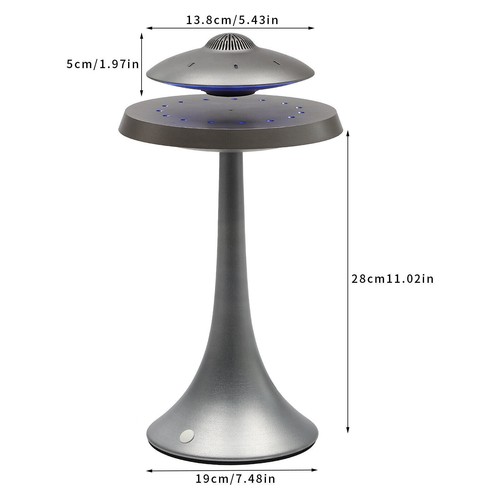 Magnetic Levitating UFO Bluetooth Speaker Touch Buttons Wireless Floating - Picture 2 of 19