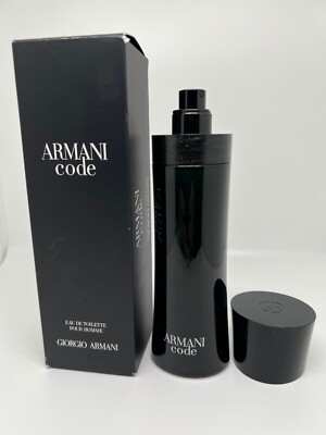 ARMANI CODE POUR HOMME by GIORGIO ARMANI 4.2 FL oz / 125 ML EDT Spray No Sealed