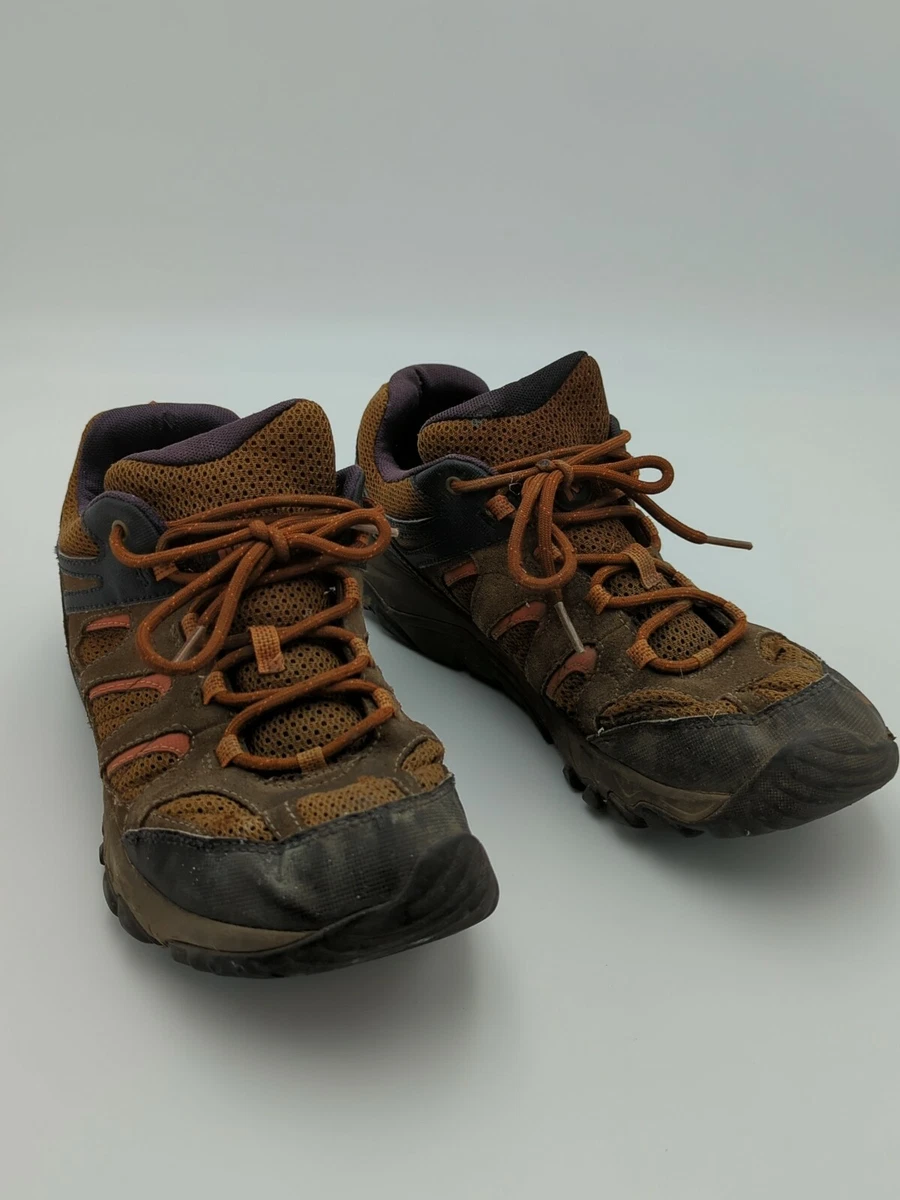 Select Grip Mens Shoes Brown And Black With Orange Accents Size |