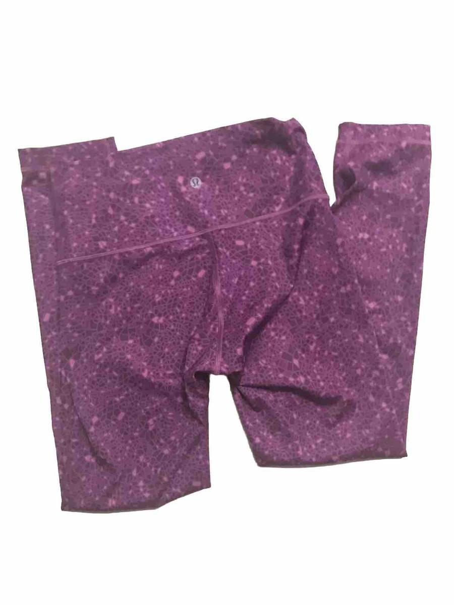 Lululemon High Times Pant Paradise Geo Regal Plum Multi Sz 6