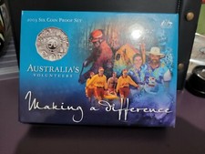 2003 RAM Australia's Volunteers Making a Difference Six Coin Proof Set