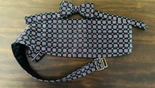 Vintage Keys Lockwood Silk Bow Tie Cummerbund Set Adjustable made in USA