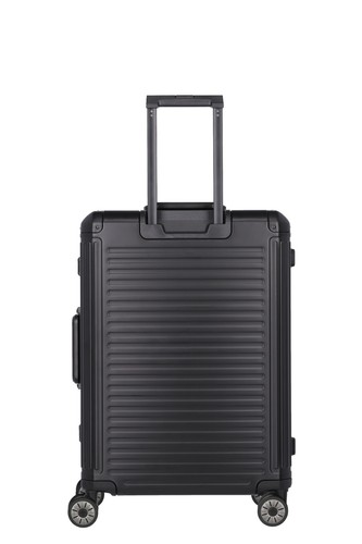 Travelite NEXT 4 Rollen Aluminium Koffer M 67 cm schwarz Ausstellungsstück -10% - Bild 3 von 10