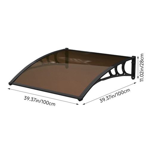 Door Canopy Window Awning Rain Shelter Front Back Porch Outdoor Patio Roof Cover - Picture 123 of 168