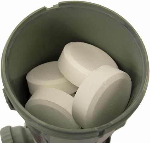 Rx Clear Inground In-line Swimming Pool Chlorinator Chemical Feeder-Holds 9 lbs - Picture 4 of 4