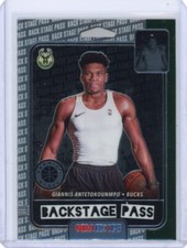 2019-20 Hoops Premium Giannis Antetokounmpo Backstage Pass - Milwaukee Bucks