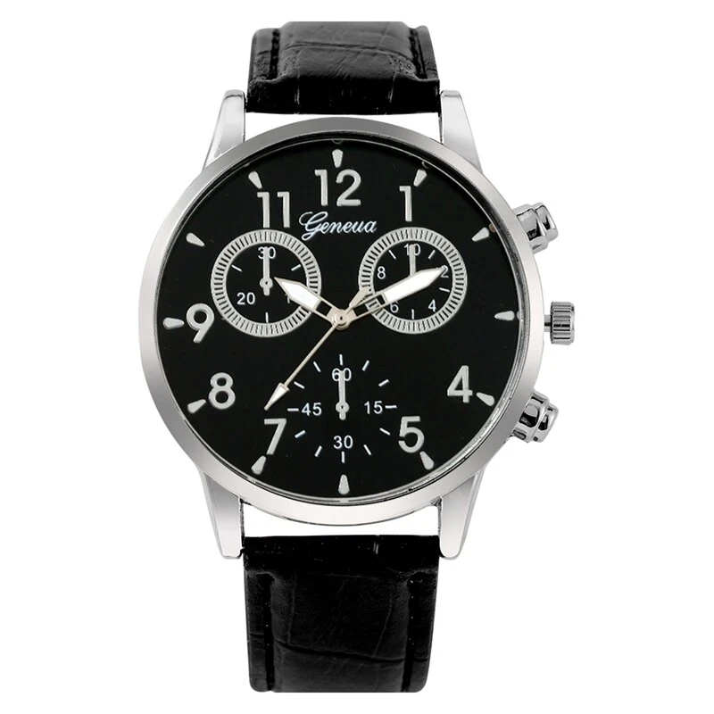 MIGEER Watches Men s Watch Quartz Simple Design Decoration Sub