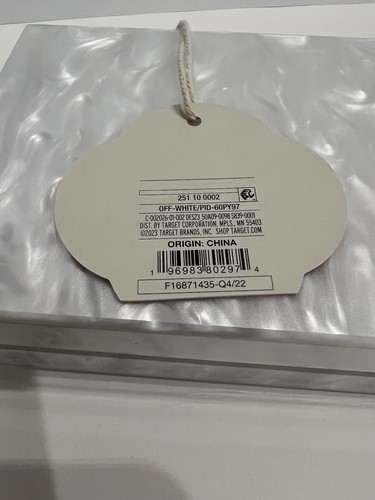 Agua Bendita Marble Hard Case Crossbody Bag, Target, Off White, 7x5x2, New - Picture 8 of 11