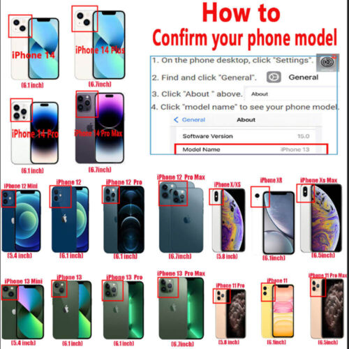 Funda protectora para teléfono iPhone 14 Pro Max 13 11 12 XR XS Max se adapta a Otterbox Defender - Imagen 2 de 20