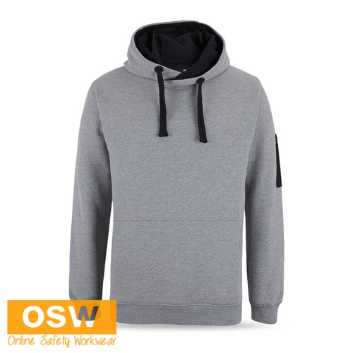 5 x Unisex Mens 350gsm Brushed FLEECE Tradie BUILDER Work PULLOVER Hoodies 6CFH - Picture 3 of 17