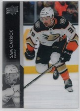 2021-22 Upper Deck Clear Cut Sam Carrick #501 Ducks