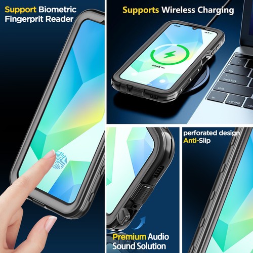 Custodia impermeabile per Samsung Galaxy A26/A36/A16 5G antiurto resistente cover - Foto 6 di 30