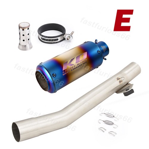 For Suzuki Bandit 600 GSF600 1995-2006 Exhaust Muffler Mid Link Pipe DB Killer - Picture 9 of 12