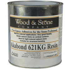 Axson Wood & Stone Akabond 621-KG Gel Knife Grade Clear Epoxy - .5 Gal