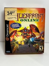 Alien Front Online Sega Dreamcast Complete SEALED CD CASE microphone reg card