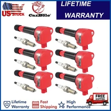 6 Pack Ignition Coil & Iridium Spark Plug for 2008-12 Honda Accord 3.5L V6 UF603